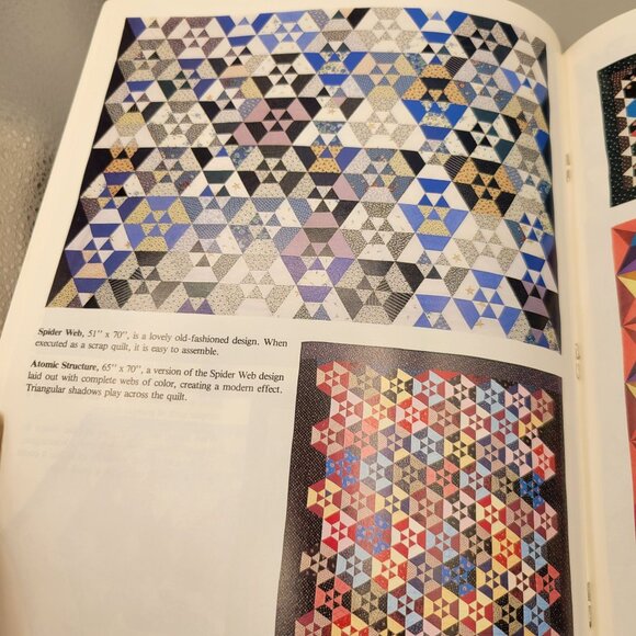Equilateral Triangle Patchwork Quilt Pattern Book 11 Patterns Sara Nephew - Picture 3 of 7